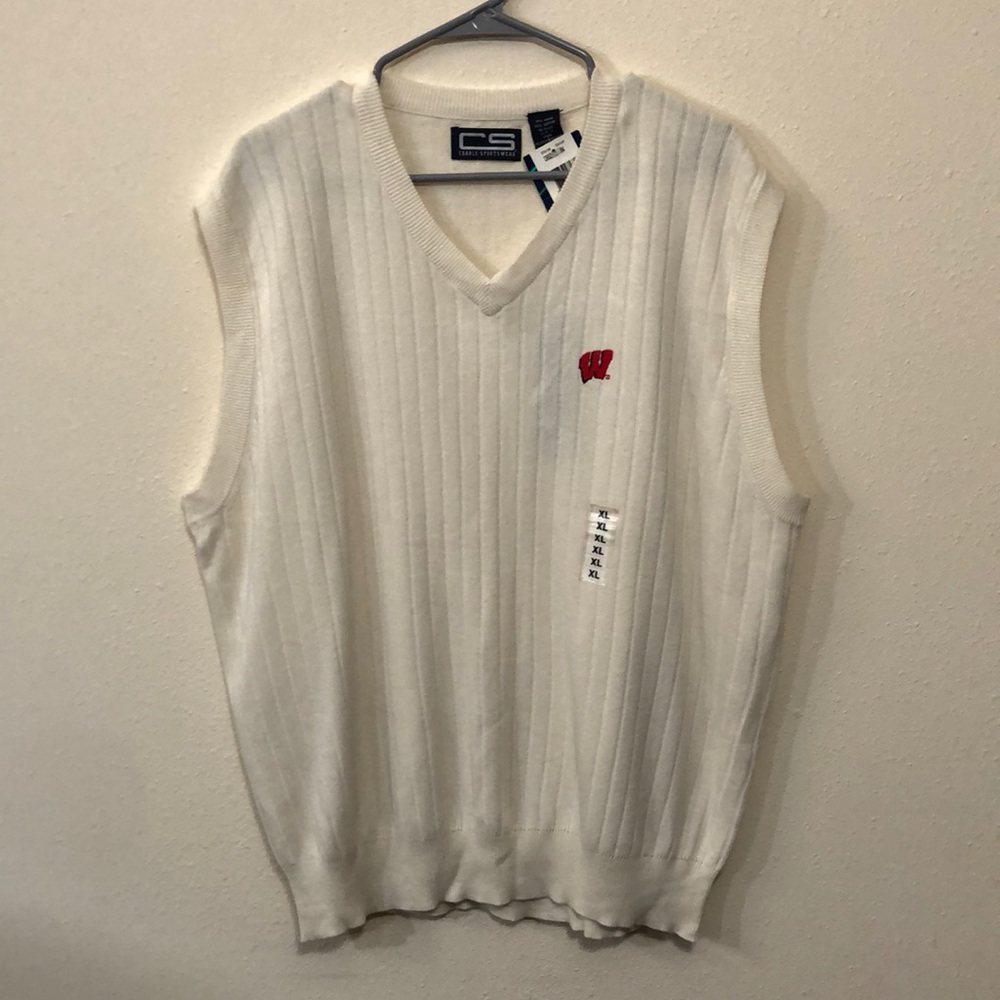 W Wisconsin Knit Vest